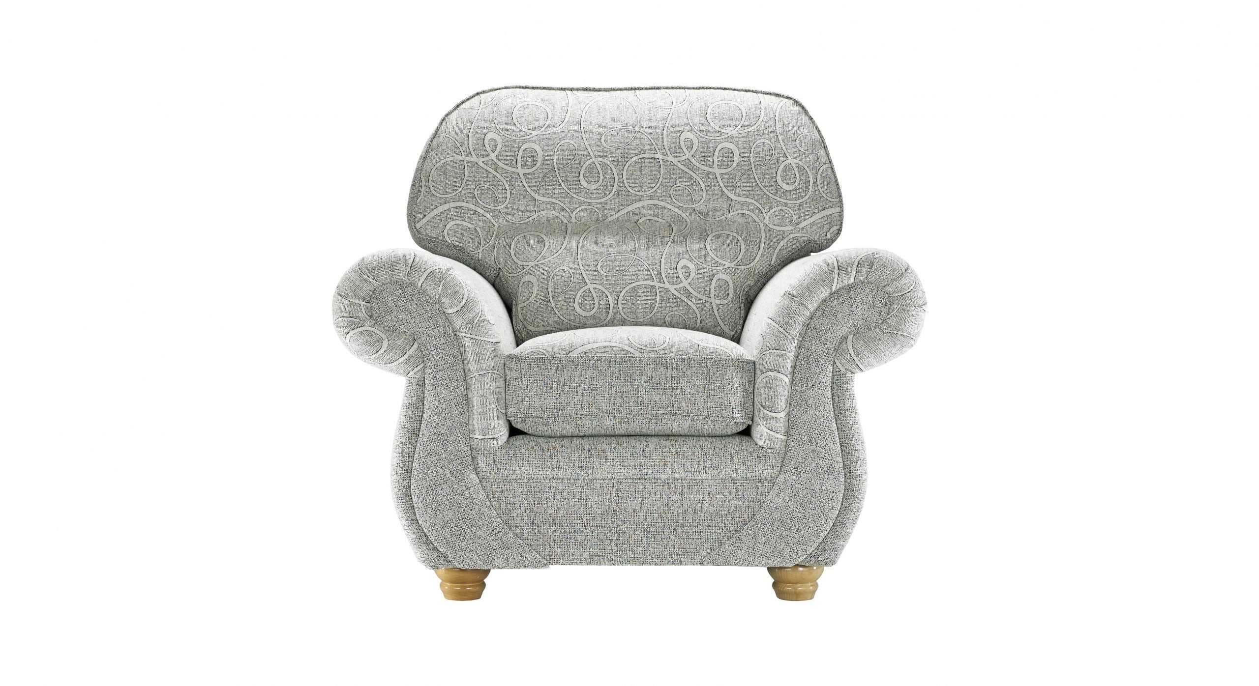 Quinn Spira Curved Designer Navy Blue Real Fabric Sofas